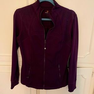 Tangerine purple zip up jacket size M